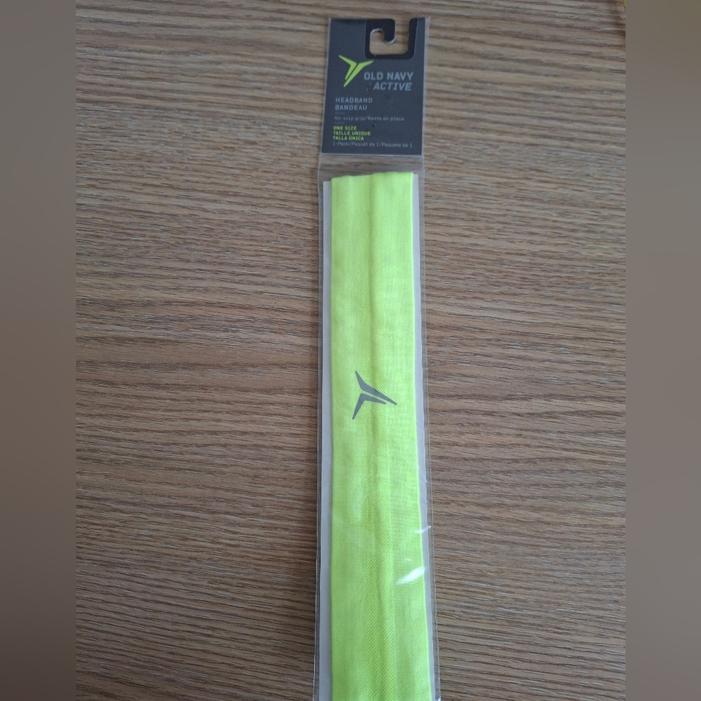 Old Navy Yellow Headband with Logo